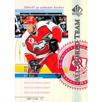 Řadové karty - Hejduk Milan - 2004-05 SP Authentic No.109