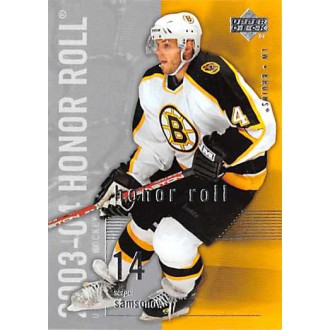 Řadové karty - Samsonov Sergei - 2003-04 Honor Roll No.7