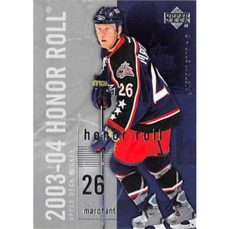 Řadové karty - Marchant Todd - 2003-04 Honor Roll No.23