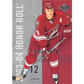 Řadové karty - Johnson Mike - 2003-04 Honor Roll No.66
