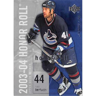 Řadové karty - Bertuzzi Todd - 2003-04 Honor Roll No.87
