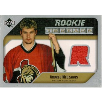 Jersey karty - Meszaros Andrej - 2005-06 Upper Deck Rookie Threads No.RT-AM