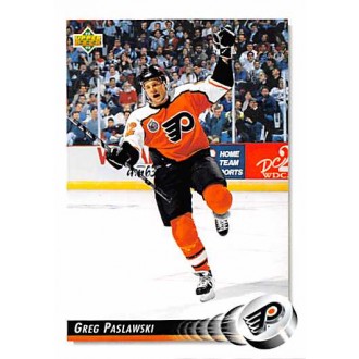 Řadové karty - Paslawski Greg - 1992-93 Upper Deck No.531