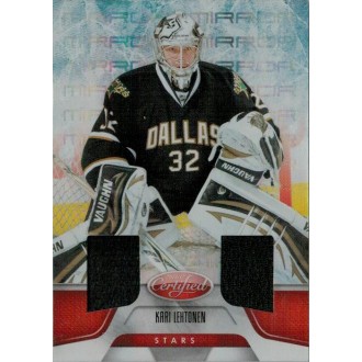 Jersey karty - Lehtonen Kari - 2011-12 Certified Mirror Red Materials Dual No.46