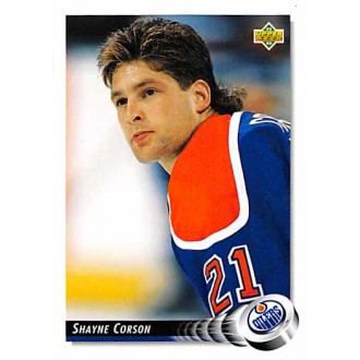 Řadové karty - Corson Shayne - 1992-93 Upper Deck No.541