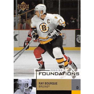 Řadové karty - Bourque Ray - 2002-03 Upper Deck Foundations No.6