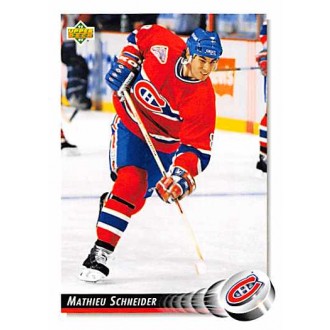 Řadové karty - Schneider Mathieu - 1992-93 Upper Deck No.545