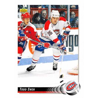 Řadové karty - Ewen Todd - 1992-93 Upper Deck No.549