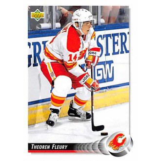 Řadové karty - Fleury Theoren - 1992-93 Upper Deck No.285