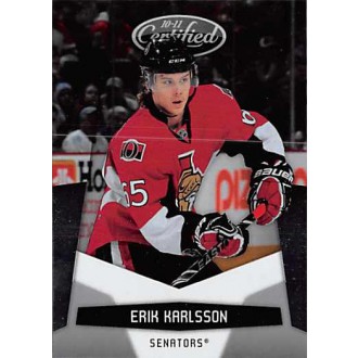 Řadové karty - Karlsson Erik - 2010-11 Certified No.104