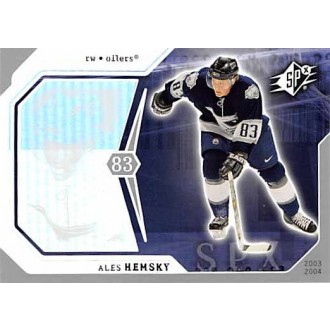 Řadové karty - Hemský Aleš - 2003-04 SPx No.37