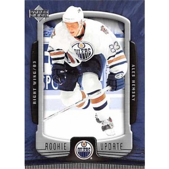 Řadové karty - Hemský Aleš - 2005-06 Rookie Update No.40