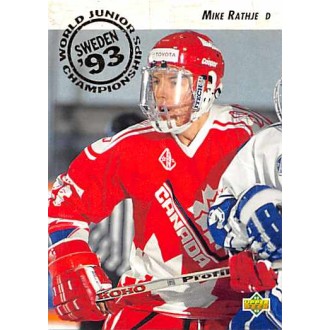 Řadové karty - Rathje Mike - 1992-93 Upper Deck No.589
