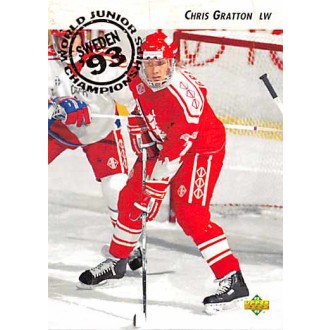 Řadové karty - Gratton Chris - 1992-93 Upper Deck No.590
