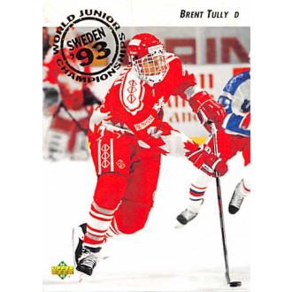 Řadové karty - Tully Brent - 1992-93 Upper Deck No.592