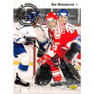 Řadové karty - Niedermayer Rob - 1992-93 Upper Deck No.593