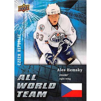 Insertní karty - Hemský Aleš - 2009-10 Upper Deck All World Team No.AW23