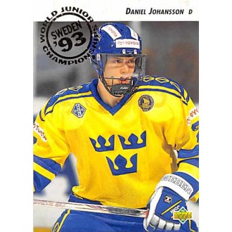 Řadové karty - Johansson Daniel - 1992-93 Upper Deck No.599