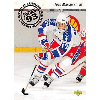 Řadové karty - Marchant Todd - 1992-93 Upper Deck No.606