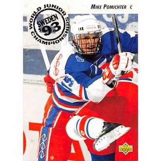 Řadové karty - Pomichter Mike - 1992-93 Upper Deck No.607