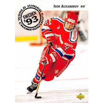 Řadové karty - Alexandrov Igor - 1992-93 Upper Deck No.611