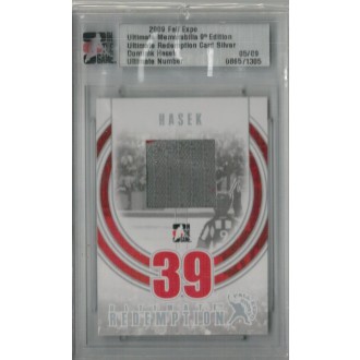 Jersey karty - Hašek Dominik - 2009-10 ITG Ultimate Memorabilia Fall Expo Ultimate Number Silver No.17