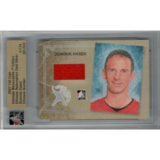 Jersey karty - Hašek Dominik - 2007-08 ITG Ultimate Memorabilia Fall Expo