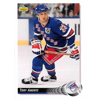 Řadové karty - Amonte Tony - 1992-93 Upper Deck No.138