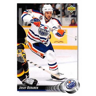 Řadové karty - Beránek Josef - 1992-93 Upper Deck No.196