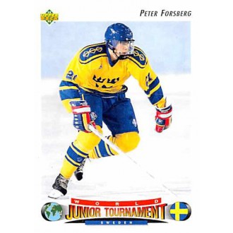 Řadové karty - Forsberg Peter - 1992-93 Upper Deck No.235