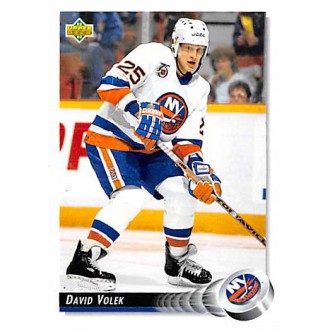 Řadové karty - Volek David - 1992-93 Upper Deck No.313