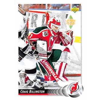 Řadové karty - Billington Craig - 1992-93 Upper Deck No.315