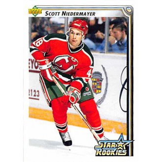 Řadové karty - Niedermayer Scott - 1992-93 Upper Deck No.406