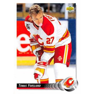 Řadové karty - Forslund Tomas - 1992-93 Upper Deck No.429