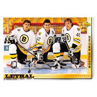 Řadové karty - Oates Adam, Juneau Joe, Kvartalnov Dmitri - 1992-93 Upper Deck No.455