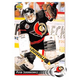 Řadové karty - Sidorkiewicz Peter - 1992-93 Upper Deck No.480