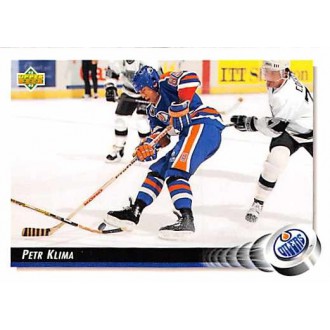 Řadové karty - Klíma Petr - 1992-93 Upper Deck No.551