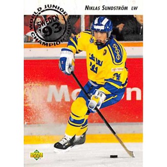 Řadové karty - Sundstrom Niklas - 1992-93 Upper Deck No.597