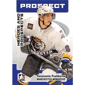 Řadové karty - Pushkarev Konstantin - 2006-07 ITG Heroes and Prospects No.42