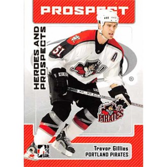 Řadové karty - Gillies Trevor - 2006-07 ITG Heroes and Prospects No.62