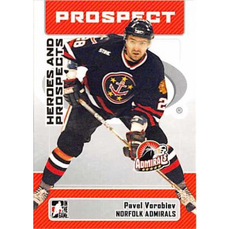 Řadové karty - Vorobiev Pavel - 2006-07 ITG Heroes and Prospects No.69