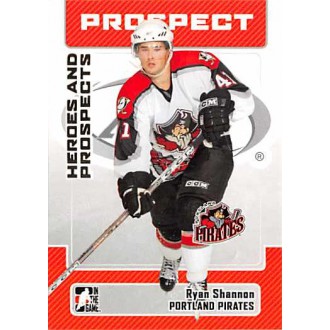 Řadové karty - Shannon Ryan - 2006-07 ITG Heroes and Prospects No.79