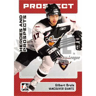 Řadové karty - Brule Gilbert - 2006-07 ITG Heroes and Prospects No.99