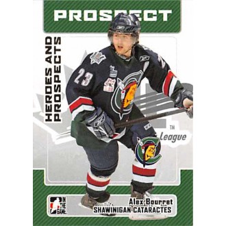 Řadové karty - Bourret Alex - 2006-07 ITG Heroes and Prospects No.109