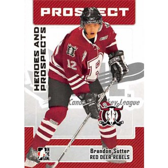 Řadové karty - Sutter Brandon - 2006-07 ITG Heroes and Prospects No.118