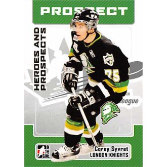 Řadové karty - Syvret Corey - 2006-07 ITG Heroes and Prospects No.121