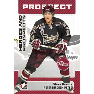 Řadové karty - Downie Steve - 2006-07 ITG Heroes and Prospects No.122