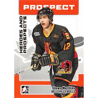 Řadové karty - Matthias Shawn - 2006-07 ITG Heroes and Prospects No.124