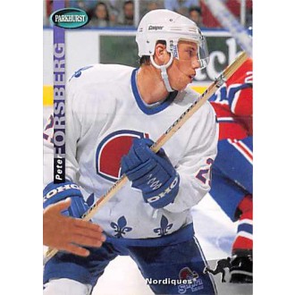 Řadové karty - Forsberg Peter - 1994-95 Parkhurst SE No.SE149