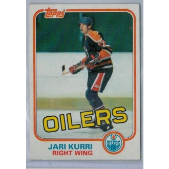 Řadové karty - Kurri Jari - 1981-82 Topps No.18